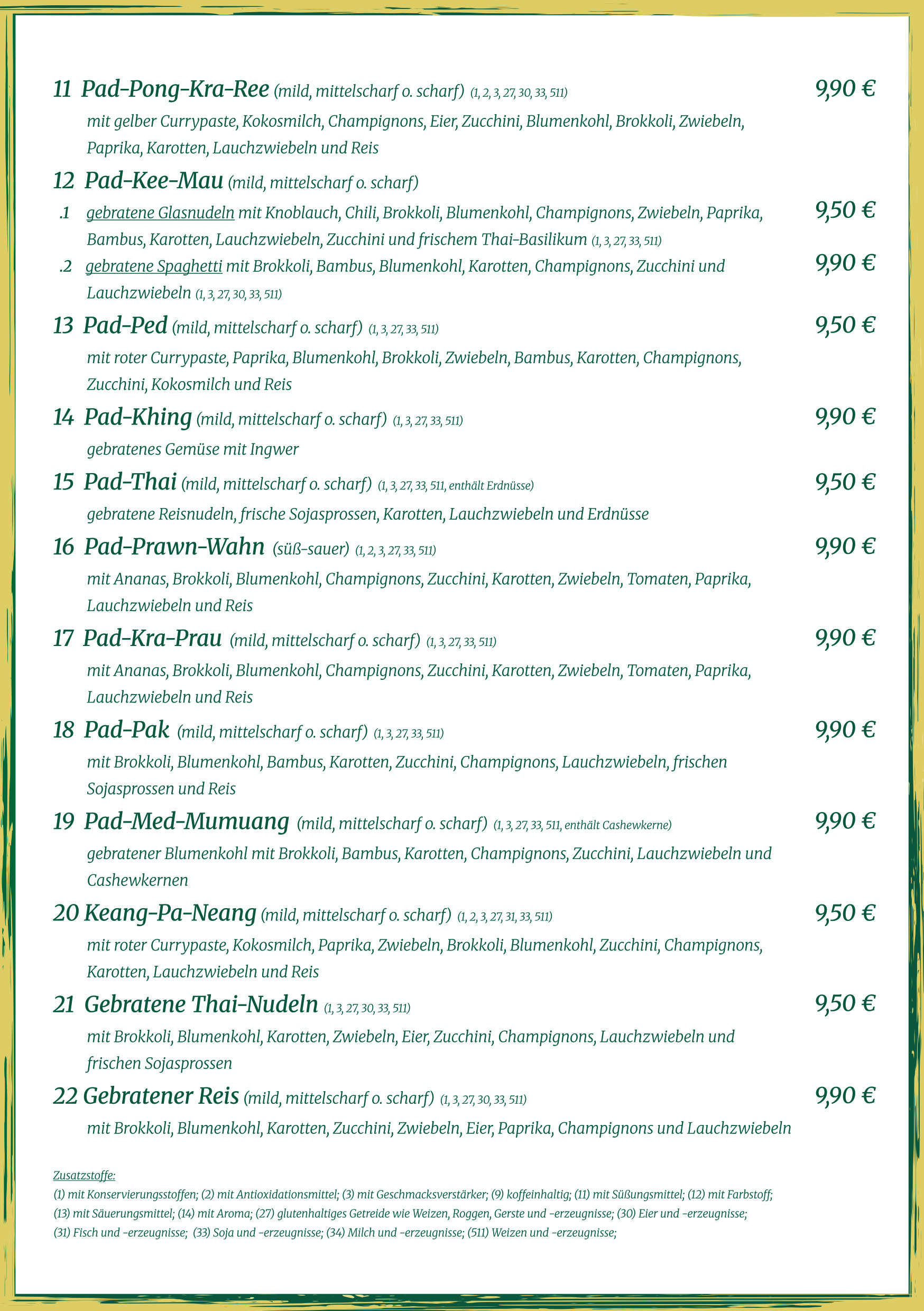 Speisekarte Seite 3